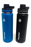 ThermoFlask 24-Ounce Double Wall Vacuum Insulated Stainless Steel Water Bottles