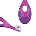 Baby/Toddler Small Teether Toothbrushes 4-Pack, Oral Hygiene, Purple and Pink