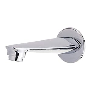Jaksons Nero Jnr 4106 Brass Bath Spout With Wall Flange (Chrome)