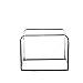 Kitchen Toaster Cover, Clear 4 -Slice Oven Dust Cover, Kitchen & Dining Small Appliance Parts Cover JJZ075