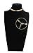 Suyi Women Girl Unique Alloy Fish Bones V Shape Sequins Choker Necklace with Long Chain Pendant B-Gold