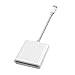 iPhone Lightning to SD Card Reader, Tail Game Camera SD Card Reader Viewer for iPhone iPad