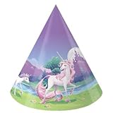 Unicorn Fantasy Party Hats (8 Pack)