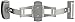 Hadley-Roma 18-mm Stainless Steel Push Button Deployant Clasp