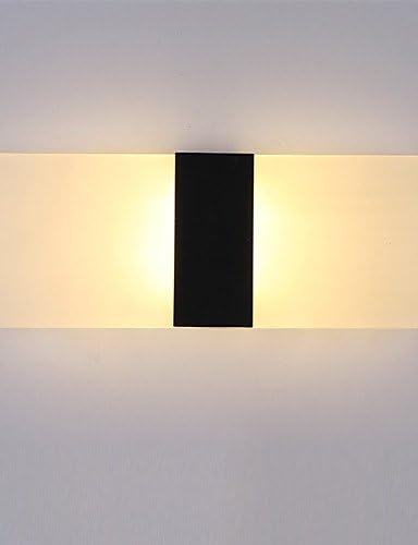qiuxi Simple fashion Wall lamp Modern LED Wall Lights,Style Simplicity Acryl Bathroom Lighting Living Room Hallway Bedroom Hotel rooms Bedside Lamp , warm white-85-265v