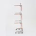 Foldable, Rolling, Stainless Steel Rods & Compact Storage Laundry Clothes Drying Rack System, Made-in-Korea, Premium Size