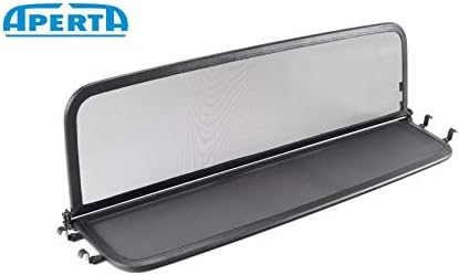 Aperta Wind Deflector fits Mercedes-Benz SL-Class W113 | Black Tailor Made Windblocker | Draft-Stop Wind Stop Mercedes-Benz Convertible