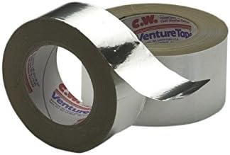 3M Venture Tape Aluminum Foil Tape 1520CW Natural Aluminum, 99 mm x 45.7 m 1.8 mil (Pack of 12)