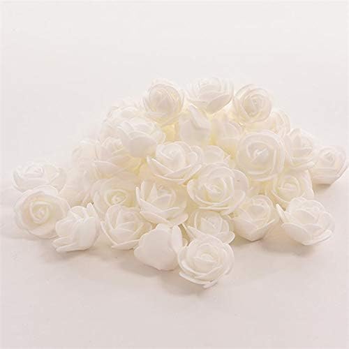 XINGKEJI 144 PCS PE Artificial Rose Mini PE Foam Rose Flower Pe Roses Artificial Flowers Wedding Bride Bouquet Pe Foam DIY Party Festival Home Decor Garland Wreaths Flowers (#09)