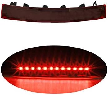 High Mount Stop Light LED 3rd Third Brake Light Rear Brake Tail Light For 1999-2004 Ford Mustang Lens LED Brake Lamp Red