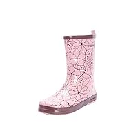 MleNR Non-Slip Adult Water Boots Water Shoes Rubber Shoes Waterproof Rubber Rain Boots (Color : Pink, Size : 36)