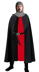 SUNLEXA Handmade Medieval Knight Tunic Halloween