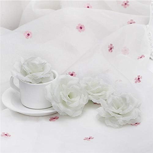 5PCS/Set 8CMHeads Artificial Cloth Fake Flowers Multicolor Simulation Rose Flower Mini Wedding Flowers Cake Rose Decoration Party Home Decor