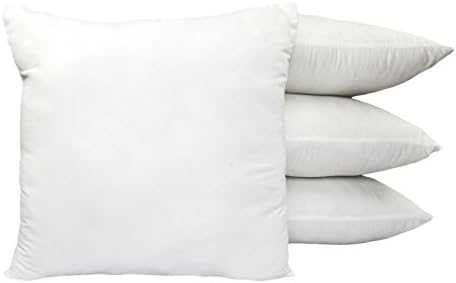 Cozy Bed Feather Pillow Insert(Set of 4) (4), 20x20, White, 4 Piece