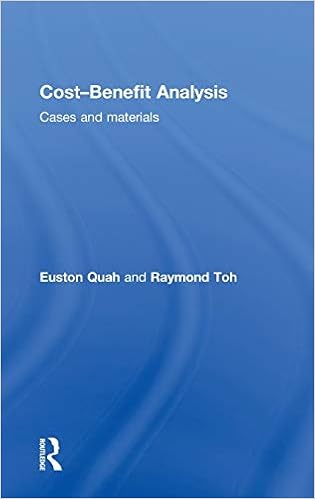 Cost Benefit Analysis Cases And Materials 9780415558808