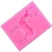 AT27clekca Cake Mould Baking Accessories Christmas Deer Silicone Mold Fondant Cake Chocolate Cookie Decorating Mould