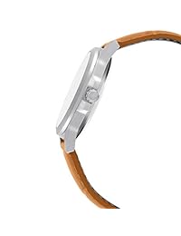 Casio # mtp1381l-9av de los hombres Banda de cuero clásico 50 m Día Fecha Dial de Oro Reloj