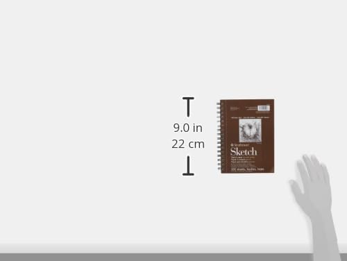 Strathmore 400 Series Sketch Pad, 5.5x8.5 inch, 100 Sheets - Artist Sketchbook for Drawing, Illustration, Art Class Students