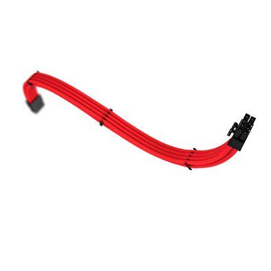 Cabo Sleeved Rise Mode PCI-E 6+2 Full Red - RM-VG-01-FR