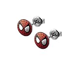 Spiderman Stainless Steel Stud Earrings
