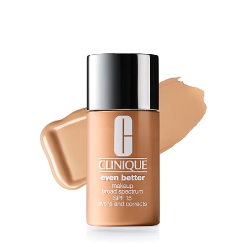 Clinique Even Better™ Makeup Broad Spectrum SPF 15 | Flüssige Foundation mit mittlerer Deckkraft, Vitamin C, natürlichem Finish und Schutz vor Pigment