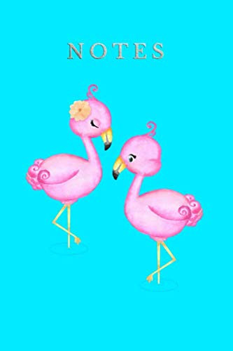 Flamingo Notes: Wide Ruled notebook (Tropics)