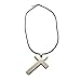 RWBY Uncle Qrow Branwen Cross Necklace Silver Cosplay Prop qrows Pendant on Leather Cord or Chain Keychain Made from Stainless Steel One Size