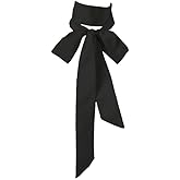 Long Thin Skinny Scarf Satin Neckerchief Ribbon Tie Waist Belt for Women