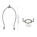 TooTooo Star Lamp Shade Harp Holder and E26 Light Base UNO Fitter Adapter Converter Finial Set 10