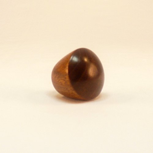 Lamp Finial, Teak, Dome Pattern 11, Small