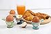 WD-Set of 4 Pcs Cute Bird Shape Ceramic soft or Hard boiled egg cup holder (Egg holder) - for Breakfast Brunch,kitchenware, home kitchen decoration or even a gift mix color with cutely package.