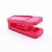 32 Pcs Plastic Hanger Clips, Heavy Duty A Style Pinch Grip Finger Clips to Hang Clothes, Baby Hanger Clips,Trousers, Jacket, Sweater, Coat - Red
