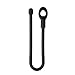 Nite Ize Gear Tie Loopable, The Original Reusable Rubber Twist Tie With Sturdy Integrated Loop, 6-Inch, Black, 2 Pack, Made in the USA