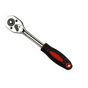 Inditrust 1/4 Inches Anti-slip Hand-grip Head Drive Ratchet Wrench Repair Tools