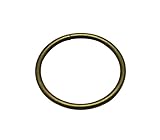 Generic Metal Bronze Annular Ring Buckle 2" Inside Diameter Loop Ring for Strap Keeper Pack of 6