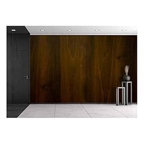 Wooden Wall Background or Texture - Removable Wall Mural | Self-Adhesive Large Wallpaper - 66x96 inches