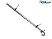 SeaLux Marine Stainless Steel Rail Mount Flag Staff Pole with adjustable Clamps and Split clips for Marine/Boat/Kayak