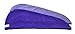 Turbie Twist 2-Pack Microfiber Hair Towel for Beauty, Travel, Gifting - Hair Wrap Turban for Straight, Wavy & Curly Hair - Premium Personal Care - Dark Purple & Light Purple