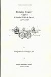 Colonial wills of Henrico County, Virginia: Part one, 1677- 1737, (with miscellaneous documents beginning in 1654)