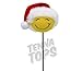 Tenna Tops® Santa Hat Cutie Happy Smiley Car Antenna Topper/Mirror Dangler/Cute Dashboard Accessory