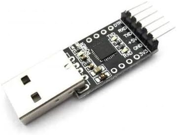 Robotbanao CP2102 USB 2.0 to TTL UART Serial convertor Module - 6 Pin - Red And Silver - Pack Of 1