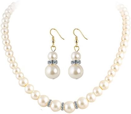 Navya Collection White Pearl Handcrafted Necklace Set For Women