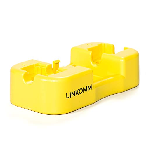 LINKOMM Keystone Jack Punch-Down Termination Palm Holder Stand (Yellow)