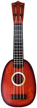 Shopline Kids Guitar Ukulele, Musical Instrument Toy with Learning Play Style for Kids Children (Round Coffee)