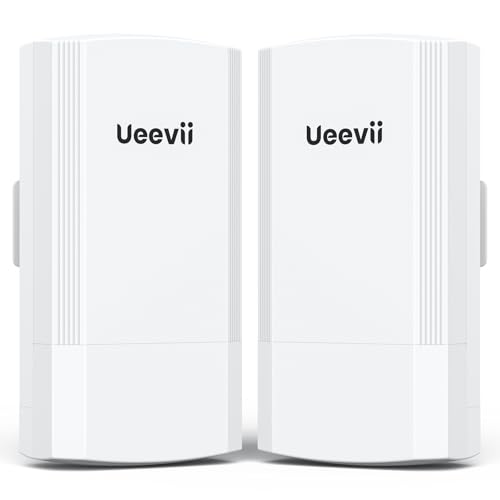 Wireless Bridge, UeeVii 5.8G 100Mbps 2KM Point to Point WiFi Bridge ﻿