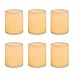 Sterno Home, Cream Inglow Battery-Operated 1-3/4-Inch Flameless Wax-Covered LED Votive Candle, 6-Pack