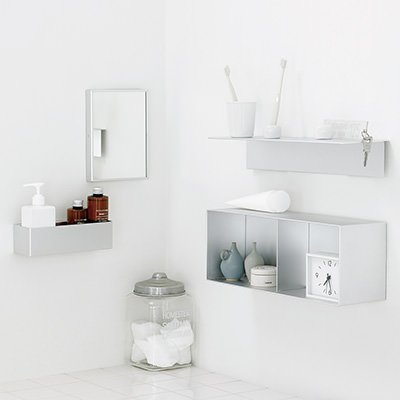 Muji White Porcelain Tooth Brush Stand - White