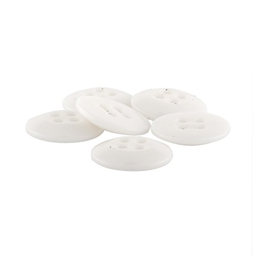 Blumenthal Lansing Universal Buttons, White, 3/4 Inch 6-Pack
