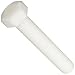 Nylon 6/6 Hex Bolt, Plain Finish, Off-White, Hex Head, External Hex Drive, 1-3/4