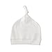 Owlivia Baby Organic Knot Hat, Newborn Hospital Baby Beanies, Unisex Infant Cap (3-6 months, Off-White)